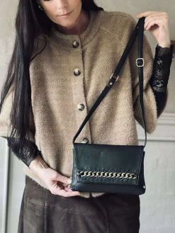 Clutch med guldkæde - Small