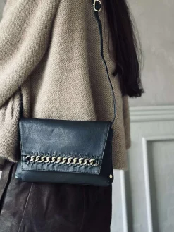 Clutch med guldkæde - Small