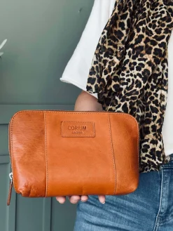 Clutch Minna Cognac