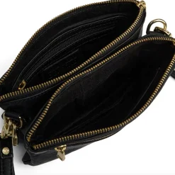 Clutch Selma- Black / gold