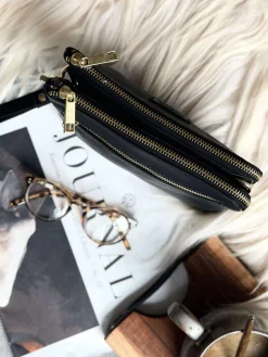 Clutch Selma- Black / gold