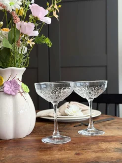 Cocktail glas - 2 stk