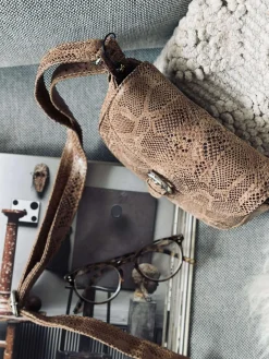 Crossbody Aura Snake - Camel