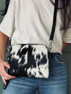 Crossbody clutch ALICE - COW