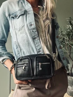 Crossbody Geneva – Black / silver