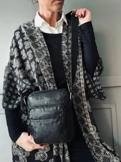 Crossbody Raw Boheme – Black unisex