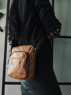 Crossbody Raw Boheme – Cognac unisex