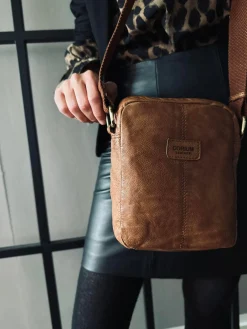 Crossbody Raw Boheme – Cognac unisex