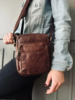 Crossbody Raw Boheme – Vintage brown