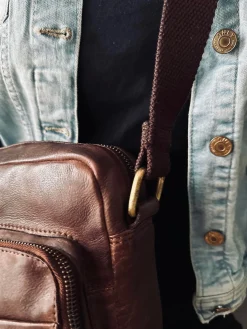 Crossbody Raw Boheme – Vintage brown