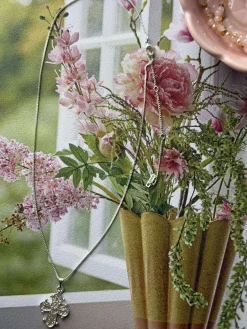 DAGMAR halskæde sølvbelagt