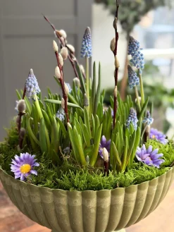 DIY opsats i beton look - Grøn