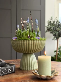 DIY opsats i beton look - Grøn