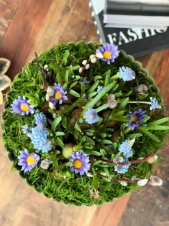 DIY opsats i beton look - Grøn