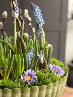 DIY opsats i beton look - Grøn