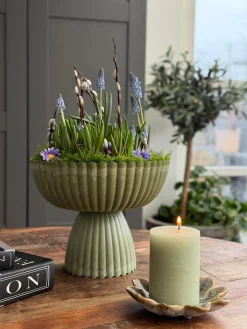 DIY opsats i beton look - Grøn