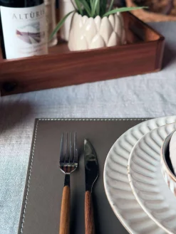 Dækkeserviet - Oliven