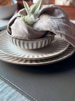 Dækkeserviet - Oliven