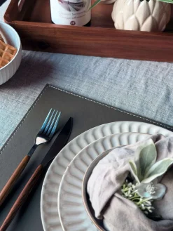 Dækkeserviet - Oliven