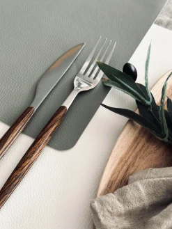 Dækkeserviet – Vendbar Grå / kit