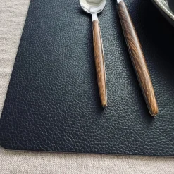 Dækkeserviet - Vendbar Grøn / Sort