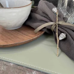 Dækkeserviet - 30x45 Støvgrøn