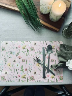 Dækkeserviet Flora - Rosa