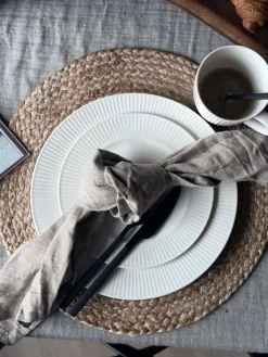 Dækkeserviet i Jute - Natur