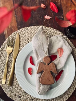 Dækkeserviet i Jute - Natur