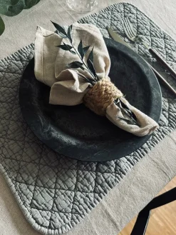 Dækkeserviet STONE-WASHED Quilt – Nordic grey