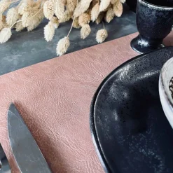 Dækkeserviet struktur 30x45cm - Coral