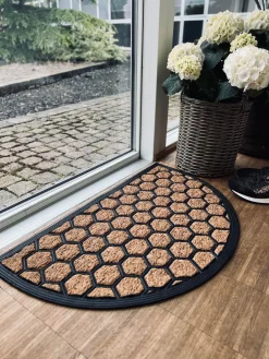 Dørmåtte - BIKUBE halvmåne