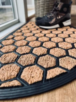 Dørmåtte - BIKUBE halvmåne