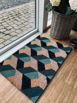 Dørmåtte - Grafisk kokos 40x60cm