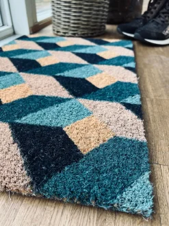 Dørmåtte - Grafisk kokos 40x60cm