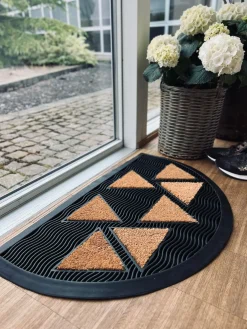 Dørmåtte - Halvmåne ZIG ZAG