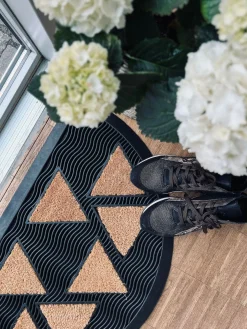 Dørmåtte - Halvmåne ZIG ZAG