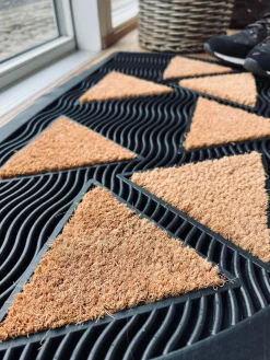 Dørmåtte - Halvmåne ZIG ZAG