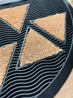 Dørmåtte - Halvmåne ZIG ZAG