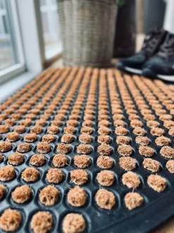 Dørmåtte - Natur DOTS halvmåne