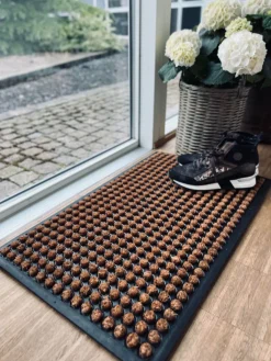 Dørmåtte DOTS Natur - 45x75cm