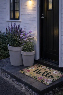 Dørmåtte Hello Flora