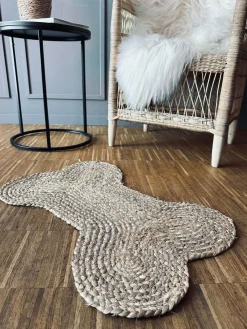 Dørmåtte i jute - Kødben 40x60cm