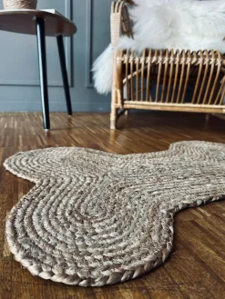 Dørmåtte i jute - Kødben 50x70cm