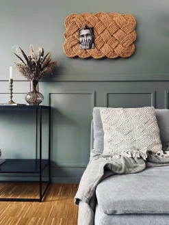 Dørmåtte knude Jute 45x75