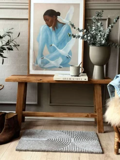 Dørmåtte kokos - Grå