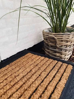 Dørmåtte med gummi og kokos - 45x75