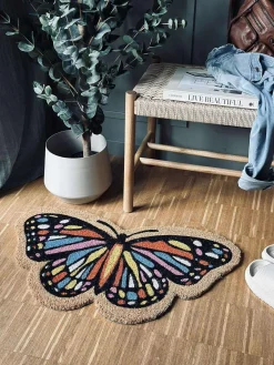 Dørmåtte Sommerfugl