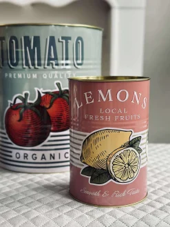 Dåser med italiensk print - Sæt med 3 stk