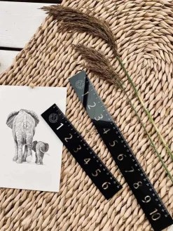 Eksklusiv Akryl - linial 20cm